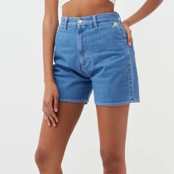 LEVI'S Vintage Inspired 60’s Throwback High Wasted Mom Trouse Denim Jean Shorts - Picture 10 of 10